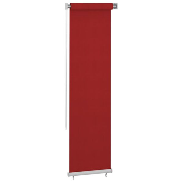 vidaXL Outdoor Roller Blind 60x230 cm Red HDPE