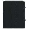 vidaXL Sink cabinet Black Oak 38.5 x 41 x 48 cm Engineered Wood