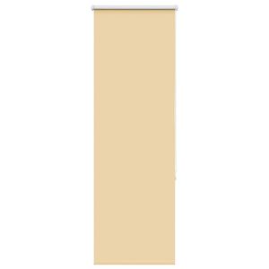 vidaXL Roller Blind Blackout Beige 45x130 cm Fabric Width 40.7 cm Polyester