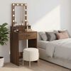 vidaXL Dressing Table Brown 50 x 41 x 140 cm Engineered Wood