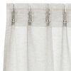 vidaXL Voile Curtain with Curtains 2 pcs Cream 175 x 140 cm Polyester