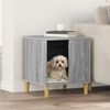 vidaXL Dog House Grey Sonoma 44 x 42 x 49 cm Engineered Wood