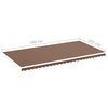 vidaXL Replacement Fabric for Awning Brown 6x3 m