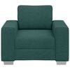 vidaXL Sofa Dark Green 100 x 77 x 82 cm Fabric