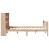 vidaXL Bookcase Bed without Mattress 120x200cm Solid Wood Pine