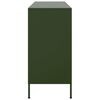 vidaXL Sideboard Olive Green 100.5x39x79 cm Steel
