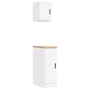 vidaXL Garage Cabinets 2 pcs White Engineered Wood