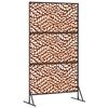 vidaXL Privacy Screen Grey 100 x 50 x 180 cm Weathering Steel