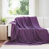 vidaXL Throw Blankets 6 pcs Purple 240 x 220 cm Fleece