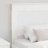 vidaXL Headboard with Headboard White 75 cm Engineered Wood