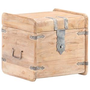 vidaXL Chest 40x40x40 cm Solid Acacia Wood