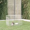 vidaXL Rabbit Cage 78x54x54 cm Galvanised Iron