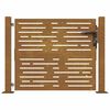 vidaXL Garden Gate 100x75 cm Corten Steel Square Design