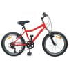 vidaXL Kids Bike 24'' 6-Speed for 8-12 Years Old Red