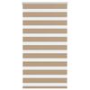 vidaXL Zebra Blind Sand Brown 80x100 cm Fabric Width 75.9 cm Polyester