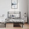 vidaXL Metal Replace Headboard White 193 cm