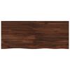 vidaXL Live Edge Table Top 110 x 50 x 3.2 cm Rectangular