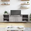 vidaXL TV Cabinet Grey Sonoma 160x35x55 cm Engineered Wood