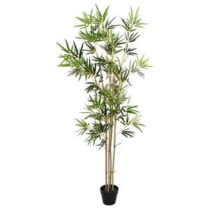 vidaXL Artificial Bambo Tree Green 75.5 x 18 x 175 cm