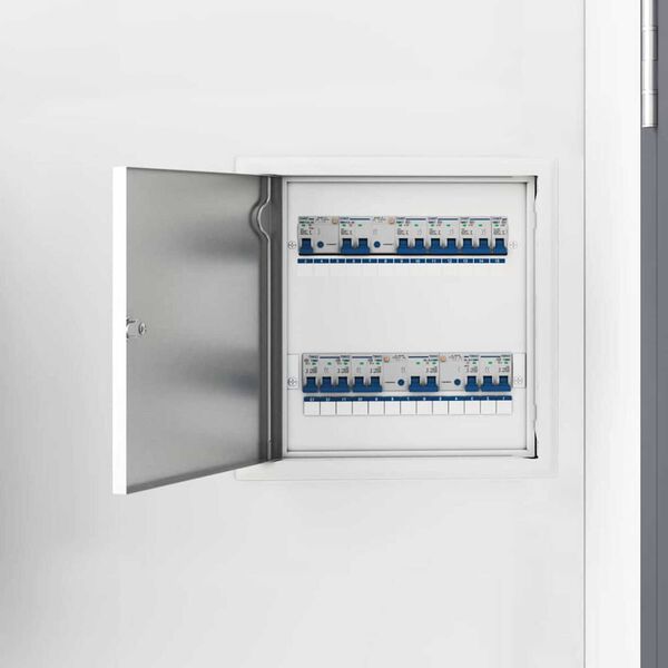 vidaXL Access Panel White 33 x 33 x 3 cm Steel