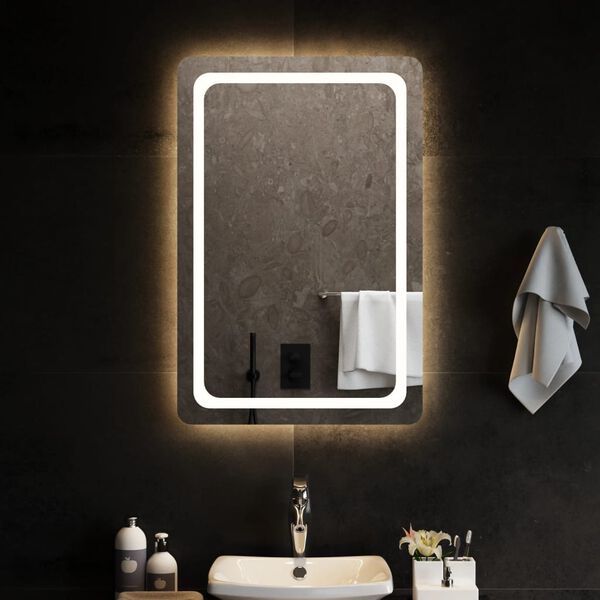 vidaXL LED Bathroom Mirror 60x90 cm