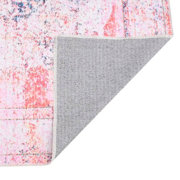 vidaXL Printed Rug Washable Foldable Multicolour 120x170 cm Polyester