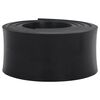 vidaXL Rubber Edge for Snow Plow Black 300x15x2 cm