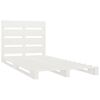 vidaXL Bed Frame without Mattress White 90x200 cm Solid Wood Pine