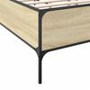 vidaXL Bed Frame without Mattress Sonoma Oak 120x200 cm