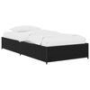 vidaXL Bed Frame Black Oak 80 x 200 cm Engineered Wood