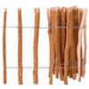 vidaXL Picket Fence Hazel Wood 60x500 cm
