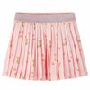 vidaXL Kids' Pleated Skirt Light Orange 104