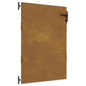 vidaXL Garden Gate 85 x 125 cm Powder-coated steel Black Lockable