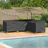 vidaXL Furniture Cover Black 260 x 210 x 80 cm 210D Oxford Fbric