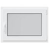 vidaXL Basement Window RISOR 80x60 cm Tilt&Turn DIN Right White