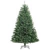 vidaXL Artificial Hinged Christmas Tree with Stand Green 240 cm