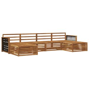 vidaXL Sofa Sets 6 pcs Solid Acacia Wood