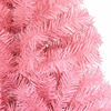 vidaXL Christmas Tree with 300 LEDs with Stand Pink 210 cm PVC