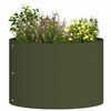 vidaXL Planter Ring 5 pcs Olive Green 30 x 30 x 20 cm