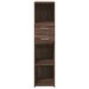 vidaXL Highboard Brown Oak 30x42.5x124 cm Engineered Wood