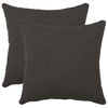 vidaXL Cushion Cover 2 pcs HEERLEN Dark Grey 50 x 50 cm Boucl&eacute;