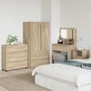 vidaXL Storage Cabinet Sonoma Oak 80 x 31 x 81 cm Engineered Wood