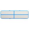 vidaXL Inflatable Gymnastics Mat with Pump 800x100x15 cm PVC Blue