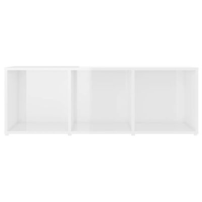 vidaXL TV Cabinets 2 pcs High Gloss White 107x35x37 cm Engineered Wood
