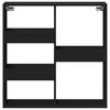 vidaXL Wall Cabinet Black 80x15x80 cm Engineered Wood