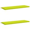 vidaXL 2-Piece Bench Cushions SOEST 2 pcs 100% Polyester Bright Green