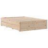 vidaXL Bookcase Bed without Mattress 140x190 cm Solid Wood Pine