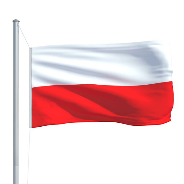 vidaXL Poland Flag 90x150 cm
