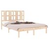 vidaXL Bed Frame without Mattress 135x190 cm Double Solid Wood