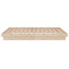 vidaXL Bed Frame without Mattress Solid Wood Single